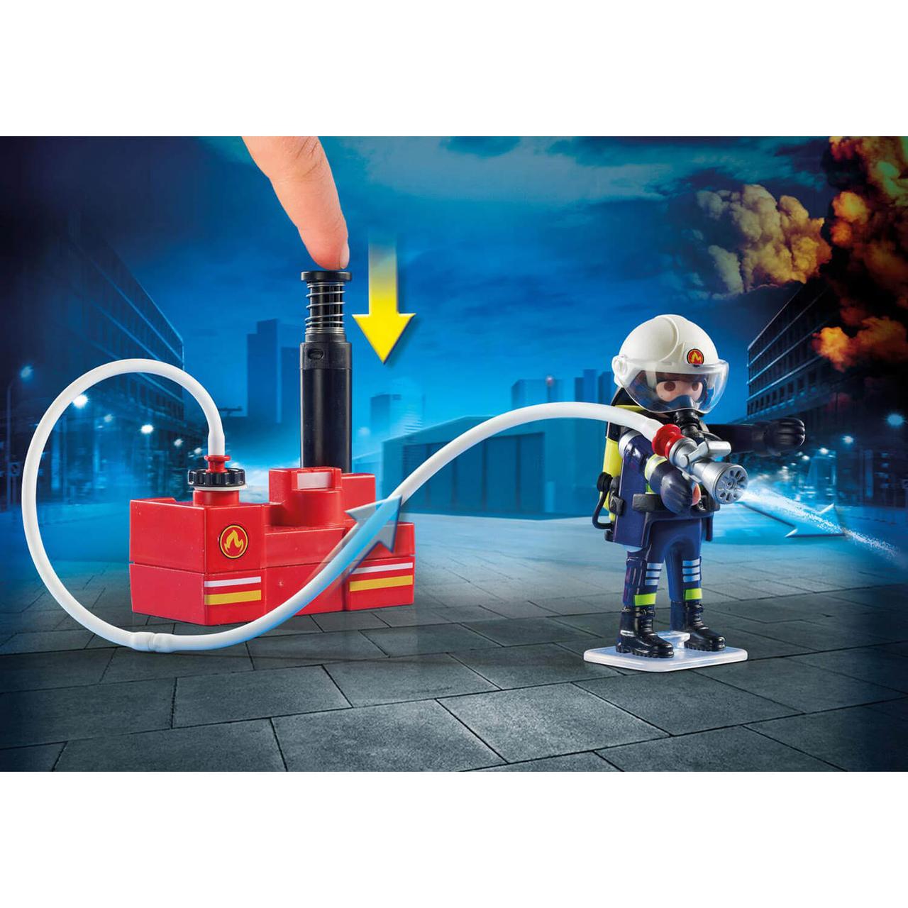 Конструктор Playmobil Пожарная служба: Пожарные с водяным насосом 9468pm