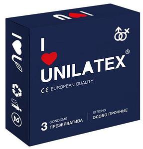 Особо прочные презервативы "UNILATEX EXTRA STRONG", 3 штуки