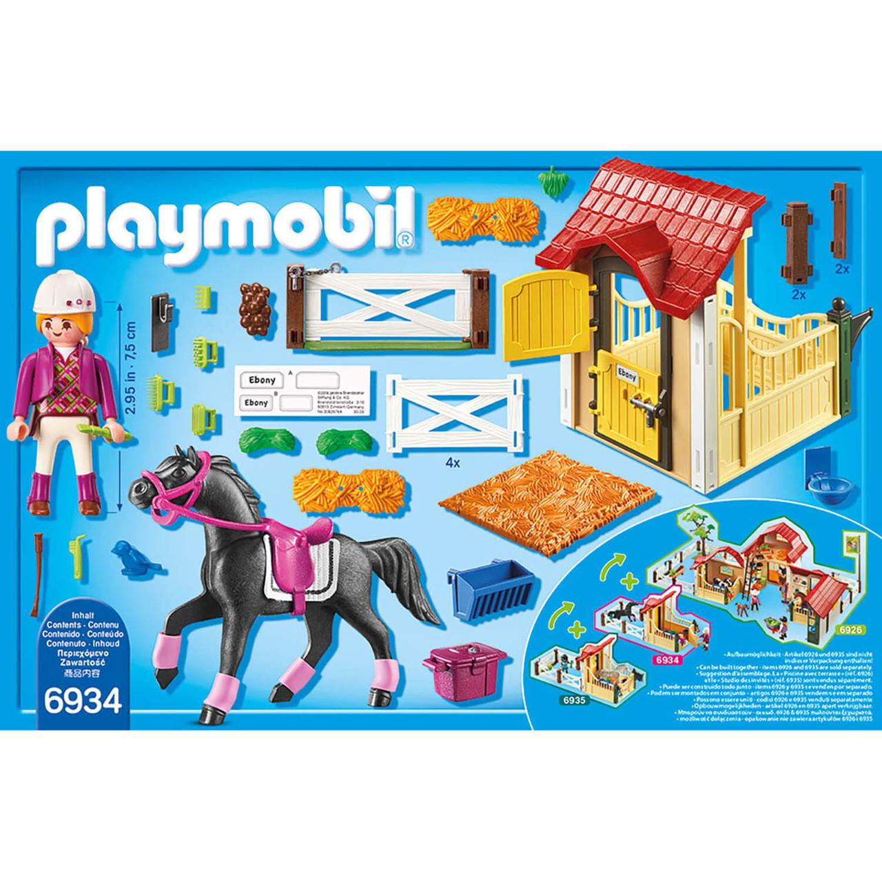 Конструктор Playmobil Конный клуб: Конюшня с арабскими скакунами