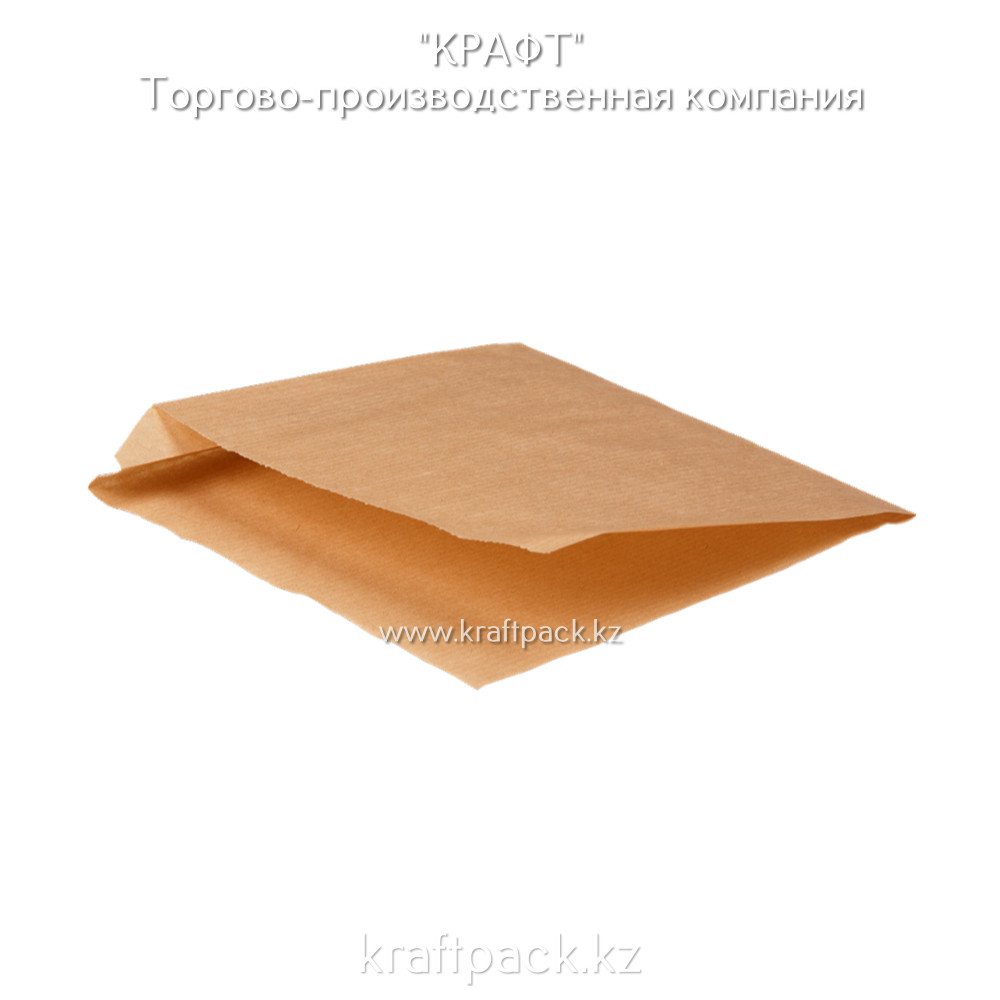 Бумажные уголки M крафт для бургеров и сэндвичей 140*145*30 (Eco Sandwich Bag M) DoEco (2000шт/уп) - фото 2 - id-p53168767