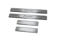 Накладки на пороги Lada Xray / Xray Cross 2016-2018; 2018-