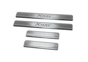 Накладки на пороги Lada Xray / Xray Cross 2016-2018; 2018-