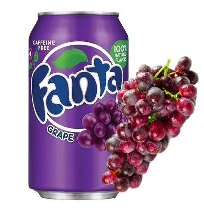 Fanta Grape Виноград 355ml США (12шт-упак)