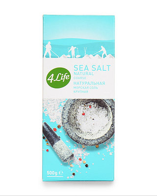 Соль морская крупная натуральная 500г