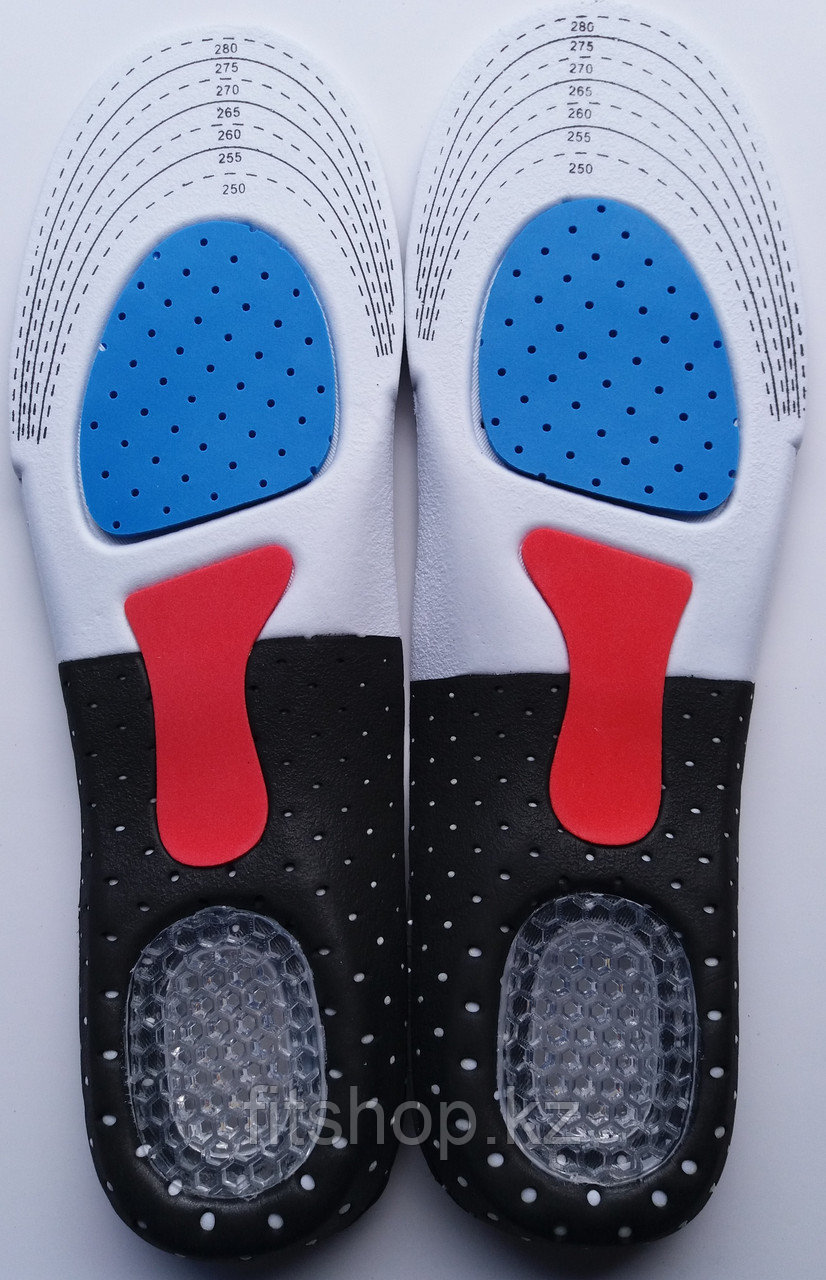 Спортивные ортопедические стельки для обуви с антишоковой защитой пятки