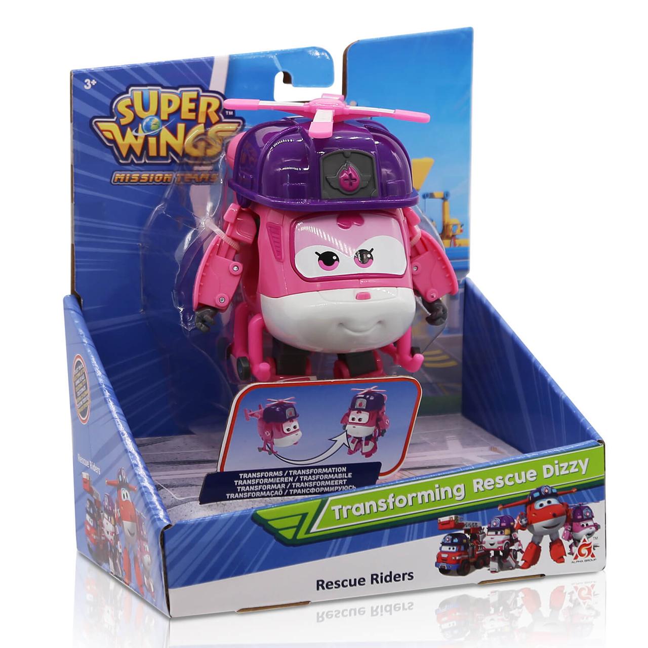 Трансформер Super Wings Диззи (команда Спасателей) супер крылья EU730222