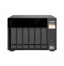 QNAP TS-673-4G Сетевой RAID-накопитель, 6 отсеков для HDD 3,5"/2,5", 2 слота M.2 SSD. AMD RX-421ND 2,1 ГГц