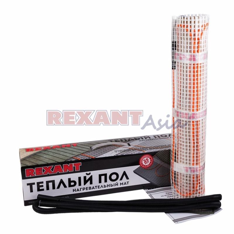 Нагревательный мат REXANT Extra, площадь 1,0 м2 (0,5 х 2,0 метра), 160Вт, (двух жильный), (51-0502 )