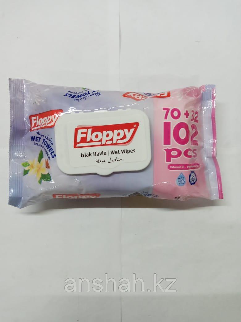 Влажные салфетки "Floppy", 102 шт - фото 1 - id-p49843586