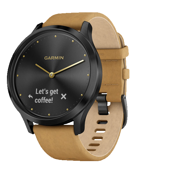 Смарт-часы Garmin HR Premium Black-Tan