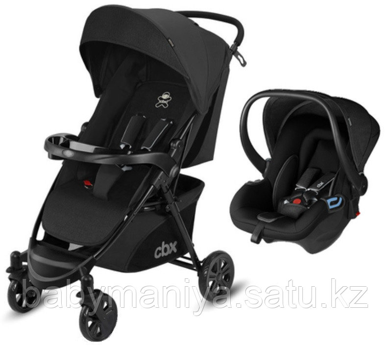 Коляска 2в1 CBX by Cybex Woya Travel System Smoky Anthracite