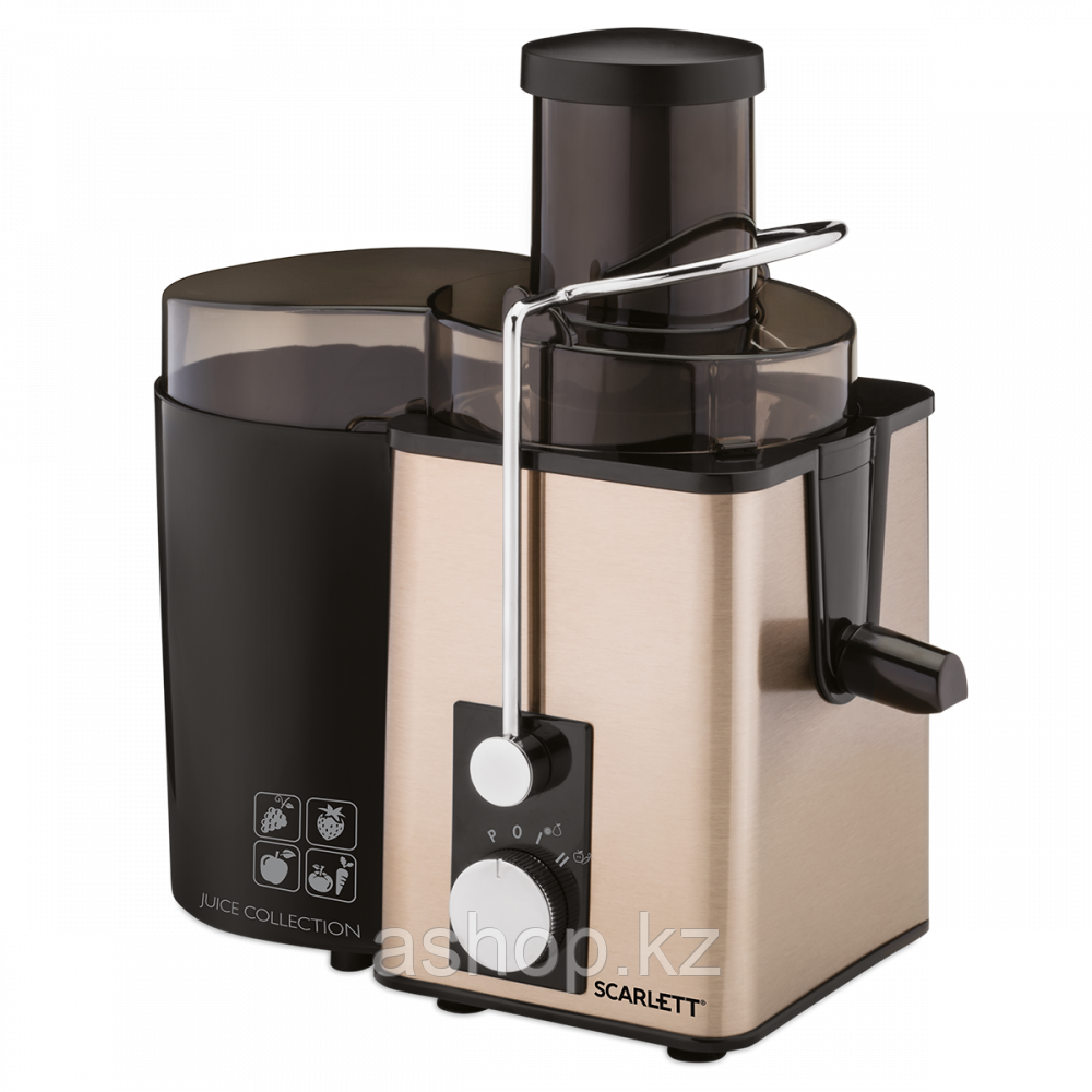 Соковыжималка центробежная для овощей и фруктов Scarlett SC-JE50S35, 1000 Вт, Объем сока: 0,6 л, Диаметр отвер