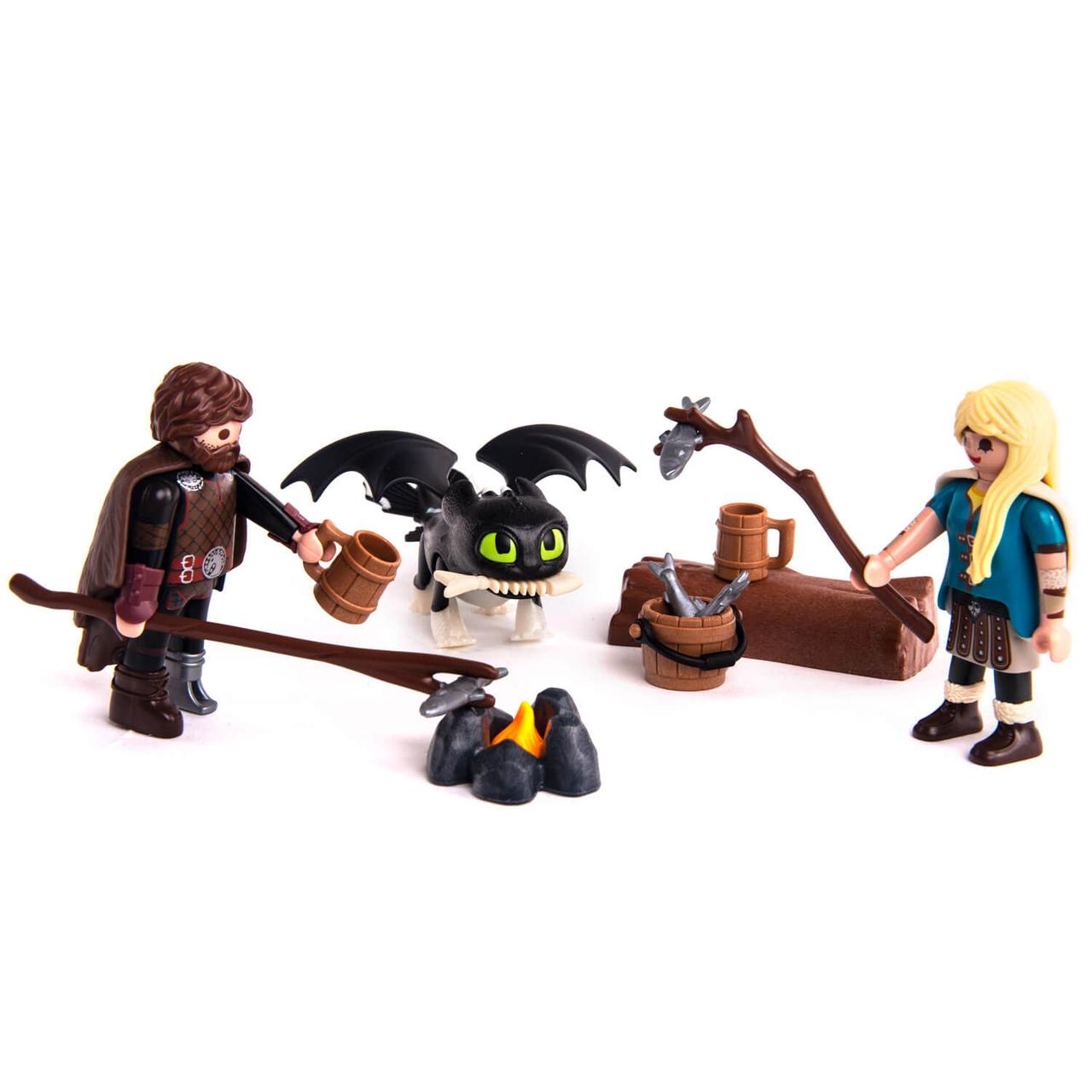 Конструктор Playmobil Драконы III: Игровой набор: Иккинг и Астрид