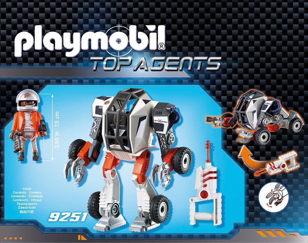 Конструктор Playmobil Робот агента T.E.C. c функцией трансформера