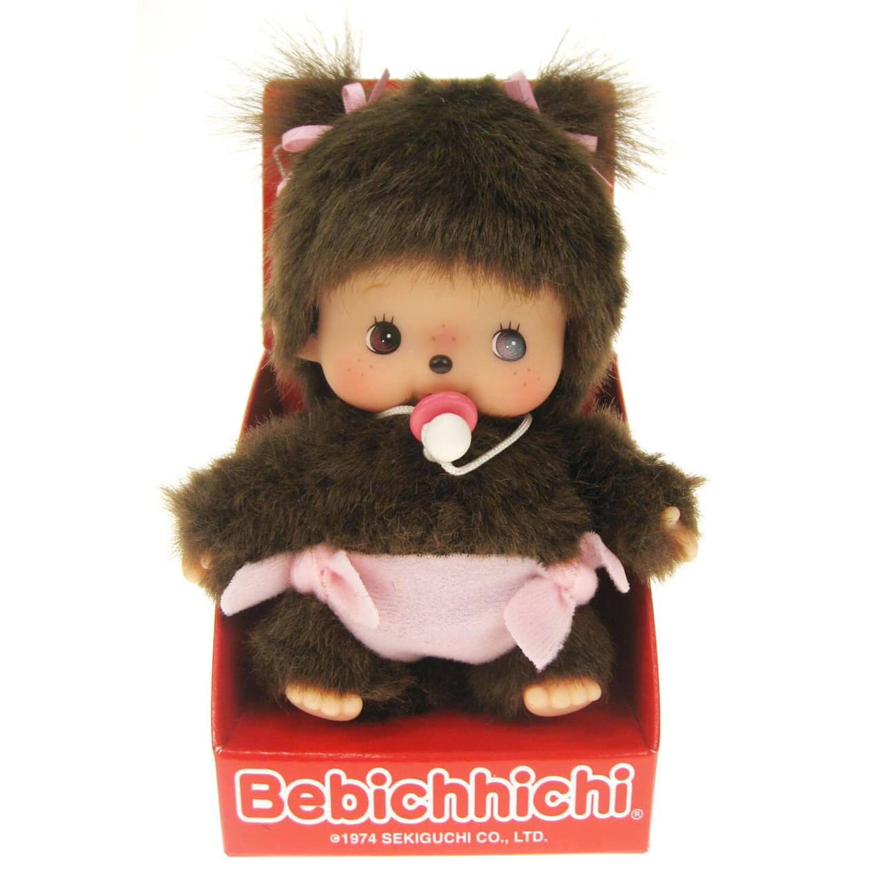Bebichhichi 15 см девочка в подгузнике Monchhichi