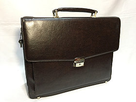 Деловой мужской портфель из искусственной кожи (высота 30 см, ширина 38 см, глубина 9 см)