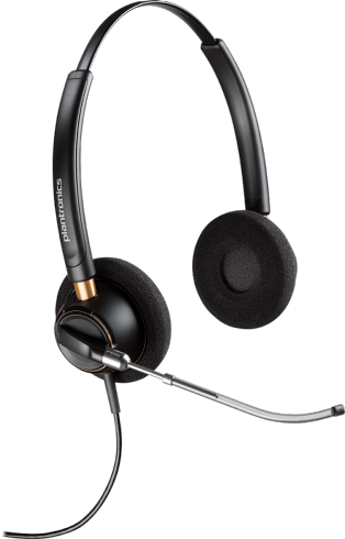 Plantronics EncorePro HW520V QD стерео гарнитура с акустической трубкой - фото 1 - id-p68002488