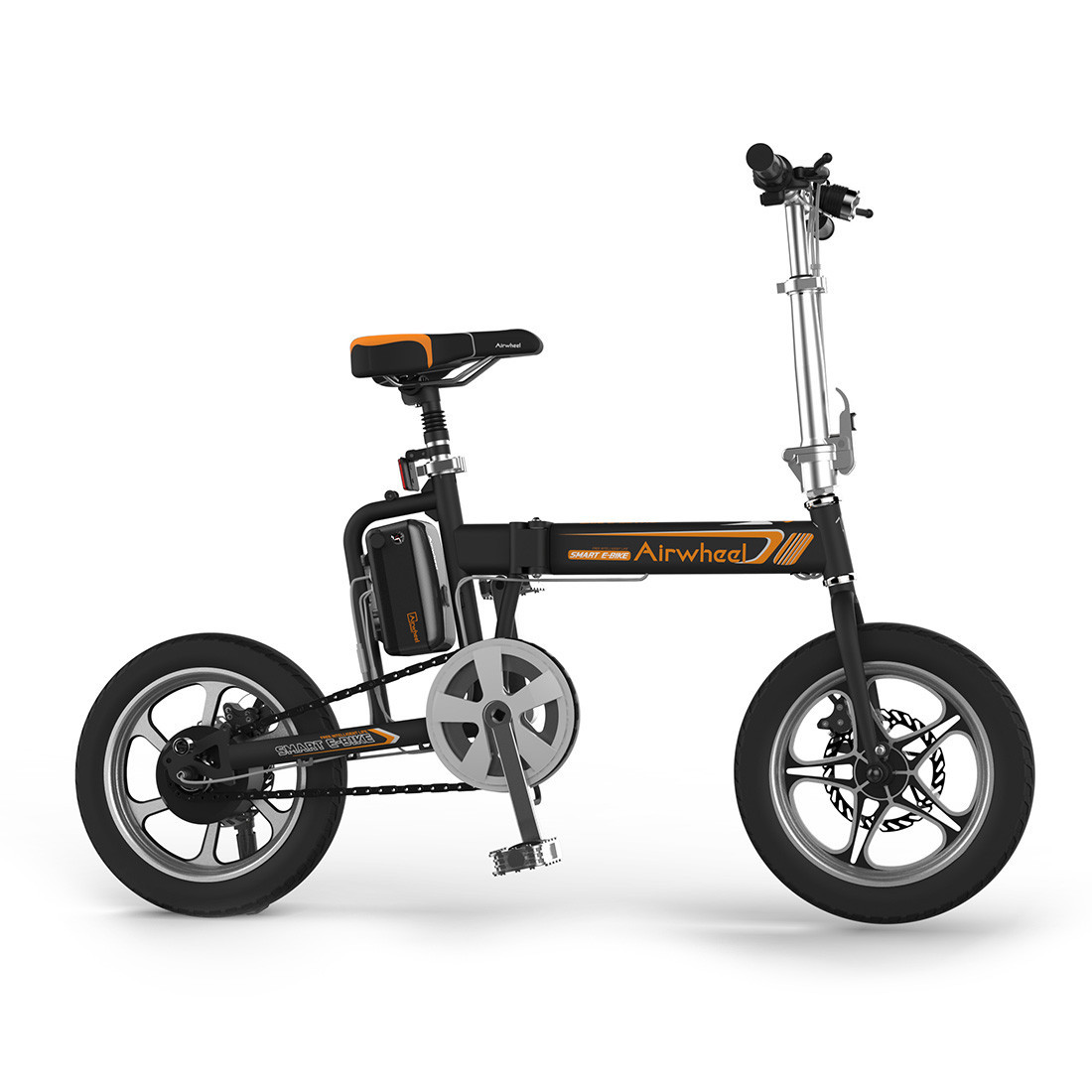 Велосипед электрический Airwheel R5B, Скорость (max.): 20 км/ч, Запас хода: 40 км, Нагрузка: 100 кг, Угол подъ