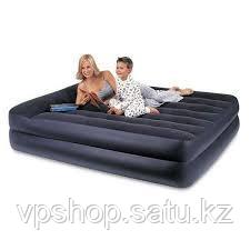 Кровать надувная двуспальная со встроенным насосом 220В (152Х203Х47СМ) INTEX 66702