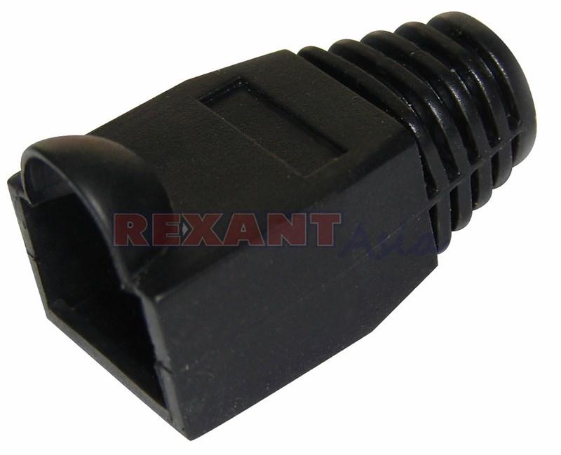 Колпачок RJ-45 REXANT для 8P8C, черный, 100 шт. (05-1210 )