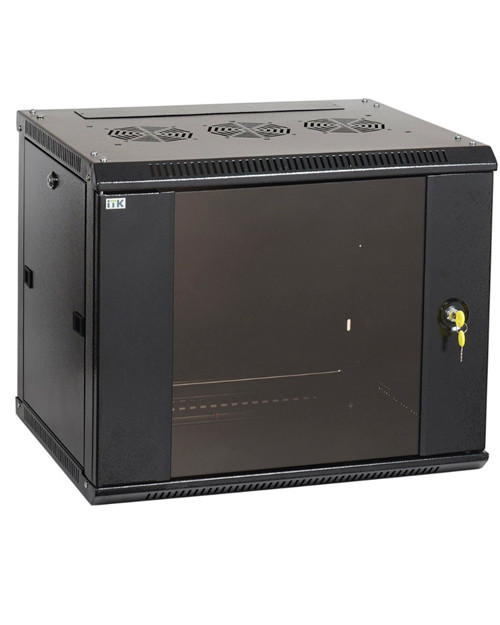 ITK LWR5-09U66-GF ITK Шкаф LINEA W 9U 600x600 мм дверь стекло, RAL9005