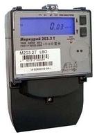 Счетчик "Меркурий" 203.2Т GBO 5-60А 1 класс точности; многотарифный; оптопорт GSM (московское время)