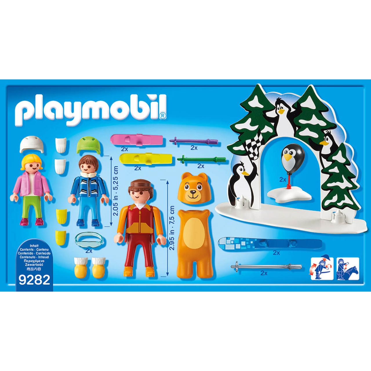 Конструктор Playmobil Зимние виды спорта: Урок катания на лыжах