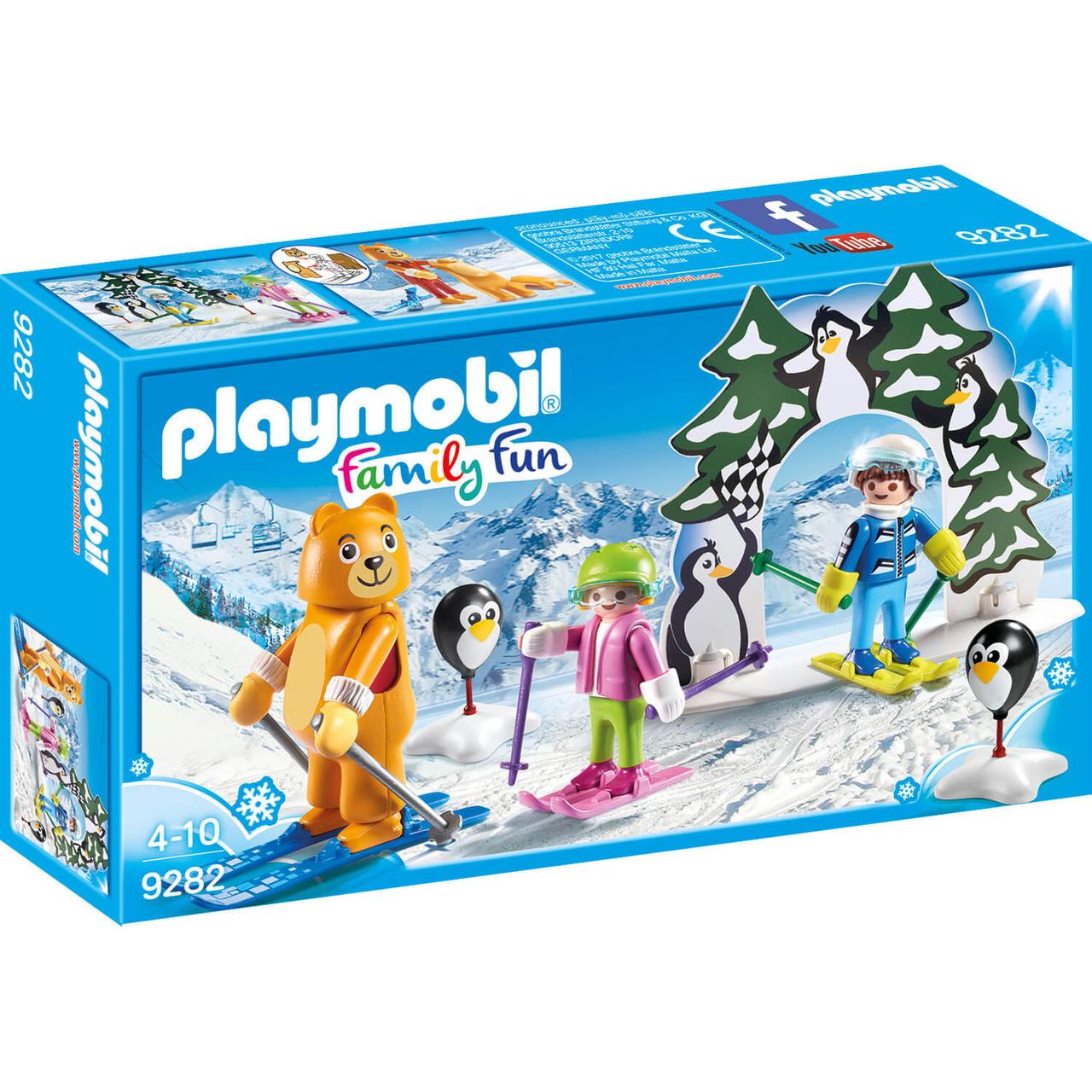 Конструктор Playmobil Зимние виды спорта: Урок катания на лыжах
