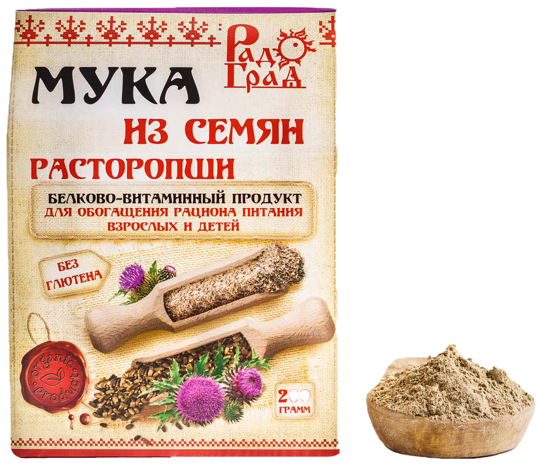 Мука расторопши, Радоград, 200 г