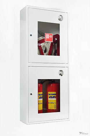 ШПК-03-2ПК НОБ шкаф для пожарного крана со стеклом, белый, фото 2