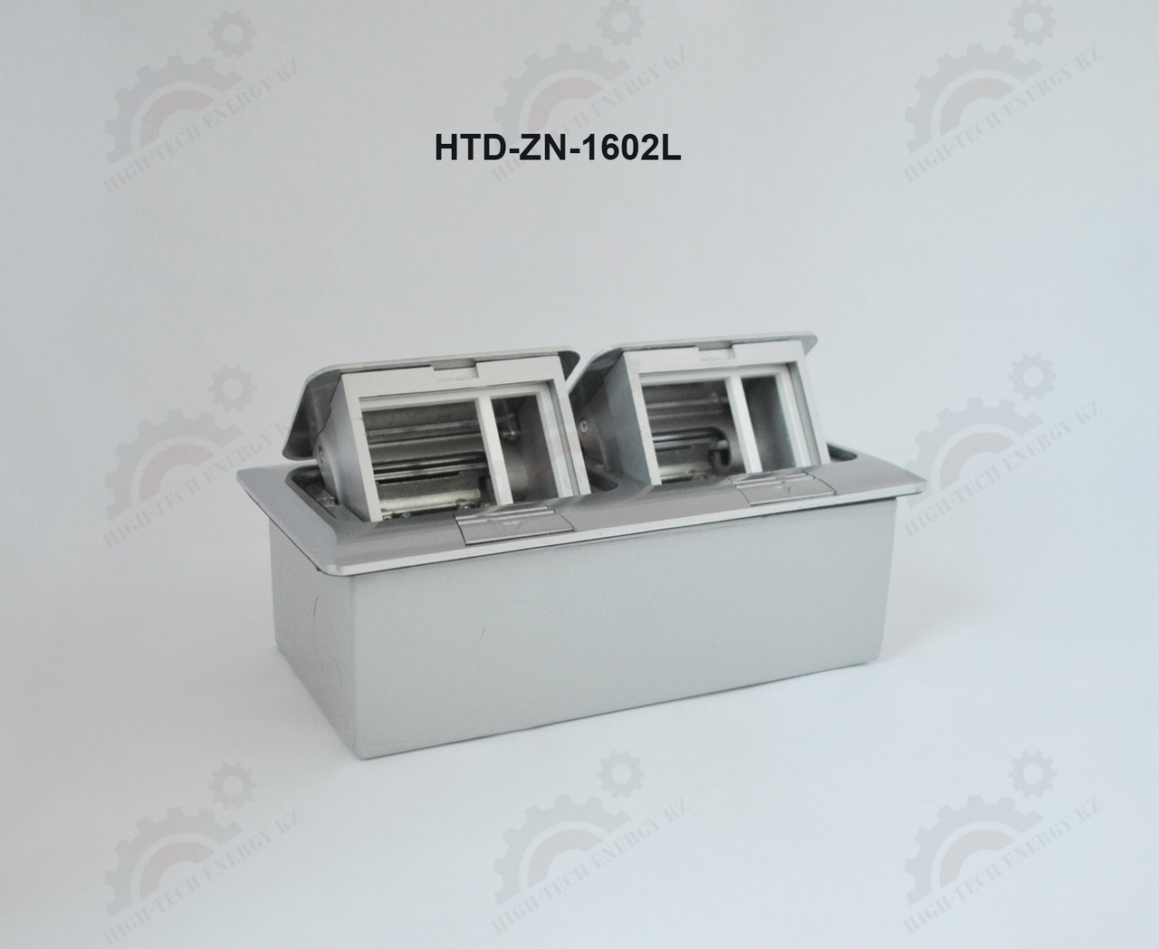 FEILIFU HTD-ZN-1602L Напольный лючок на 6 модулей, металл, цвет серебро - фото 1 - id-p68124020