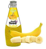 Нектар Aziano Банан с семенами базилика 290 мл (24шт-упак)
