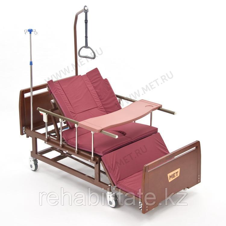 Медицинская кровать для ухода за лежачими больными с переворотом, туалетом и матрасом МЕТ REMEKS., фото 1