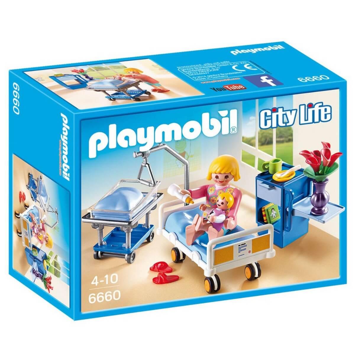 Конструктор Playmobil Детская клиника: Комната матери и ребенка