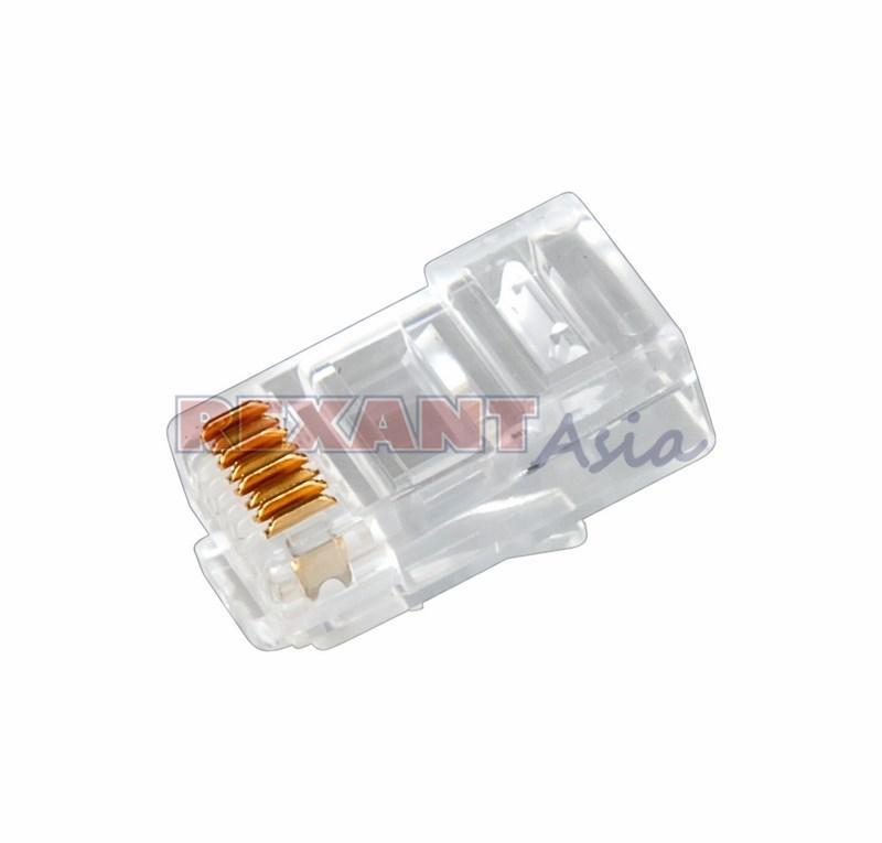 Джек RJ-45 8P8C, CAT6 (упак 50 шт), REXANT, (05-1031-4 )