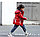 Пуховик зимний Valentino & Moncler от 2 до 7 лет для девочек, красный., фото 3