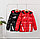 Пуховик демисезонный Valentino & Moncler от 2 до 7 лет для мальчиков, красный., фото 3