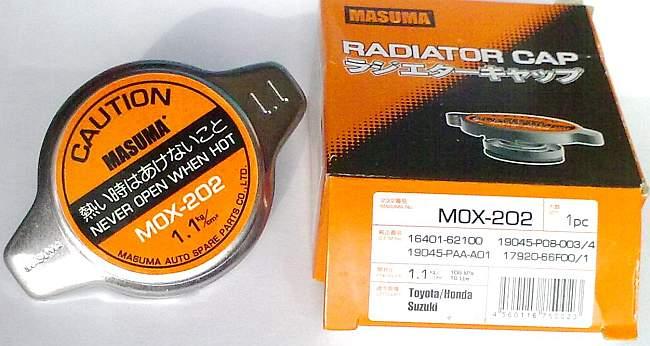 MOX-202 Крышка радиатора 1.1кг/см Masuma для Toyota/Honda/Suzuki - фото 1 - id-p68146472