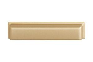 Ручка-ракушка 96 золото матовое