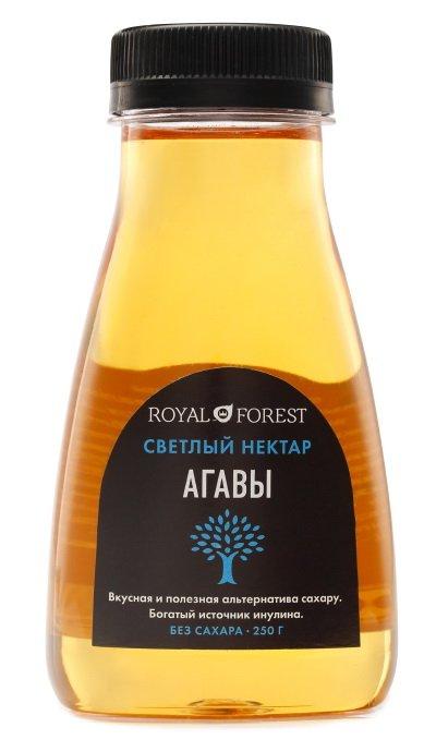 Нектар агавы Royal Forest светлый, 250 гр