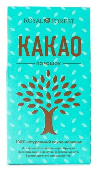 Какао-порошок Royal Forest, 200 гр