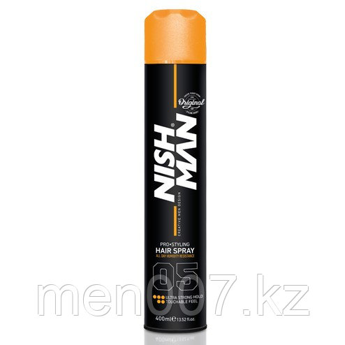 Nishman Hair Spray 05 Super Strong (Лак для укладки волос) 400 мл.