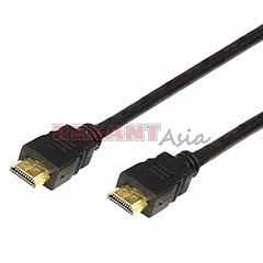 Шнур HDMI - HDMI с фильтрами, длина 1,5 метра (GOLD) (PVC пакет) REXANT, (17-6203 )
