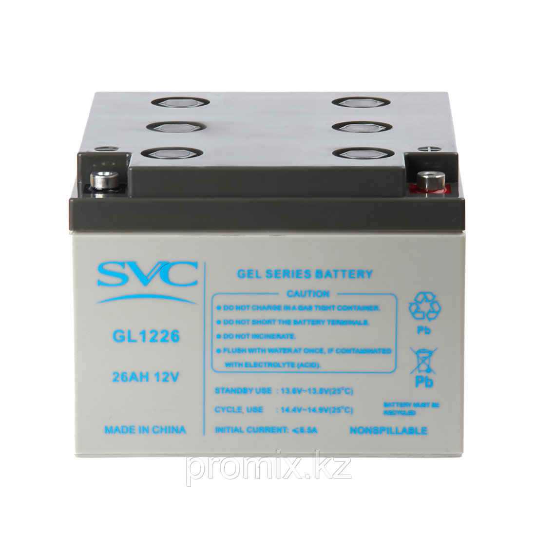 Аккумулятор SVC GL1226 12В 26 Ач (GEL)