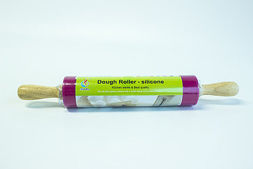 Скалка с ручкой 30*4.5 см "Dough Roller - silicone"
