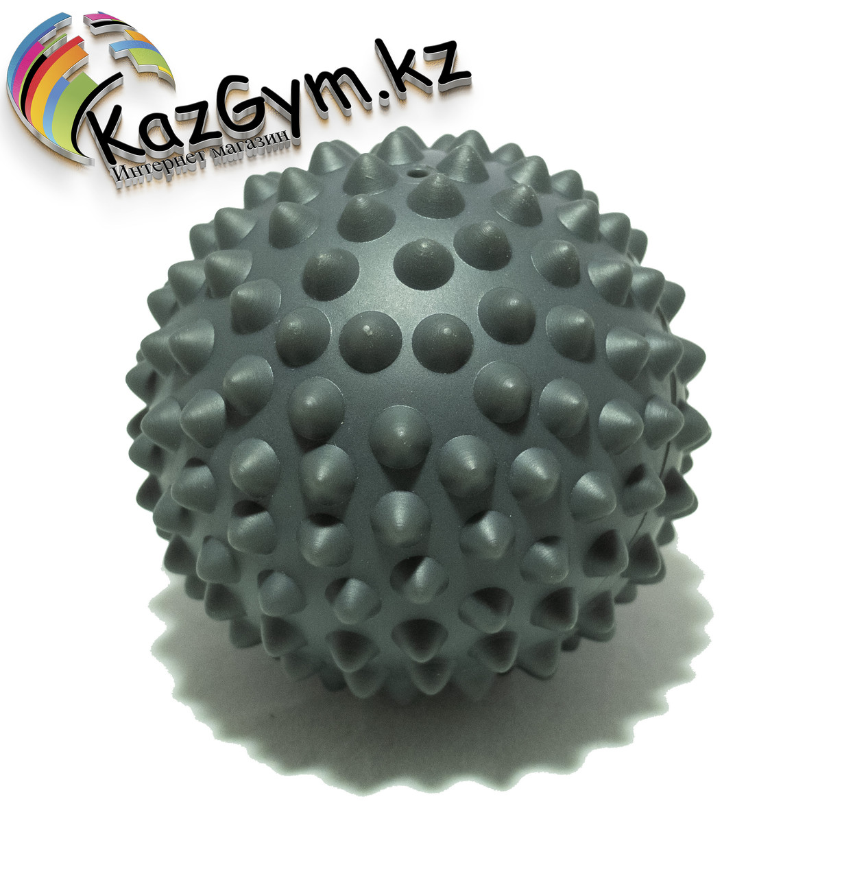 Мяч массажный 9 см серый (FT-WASP)