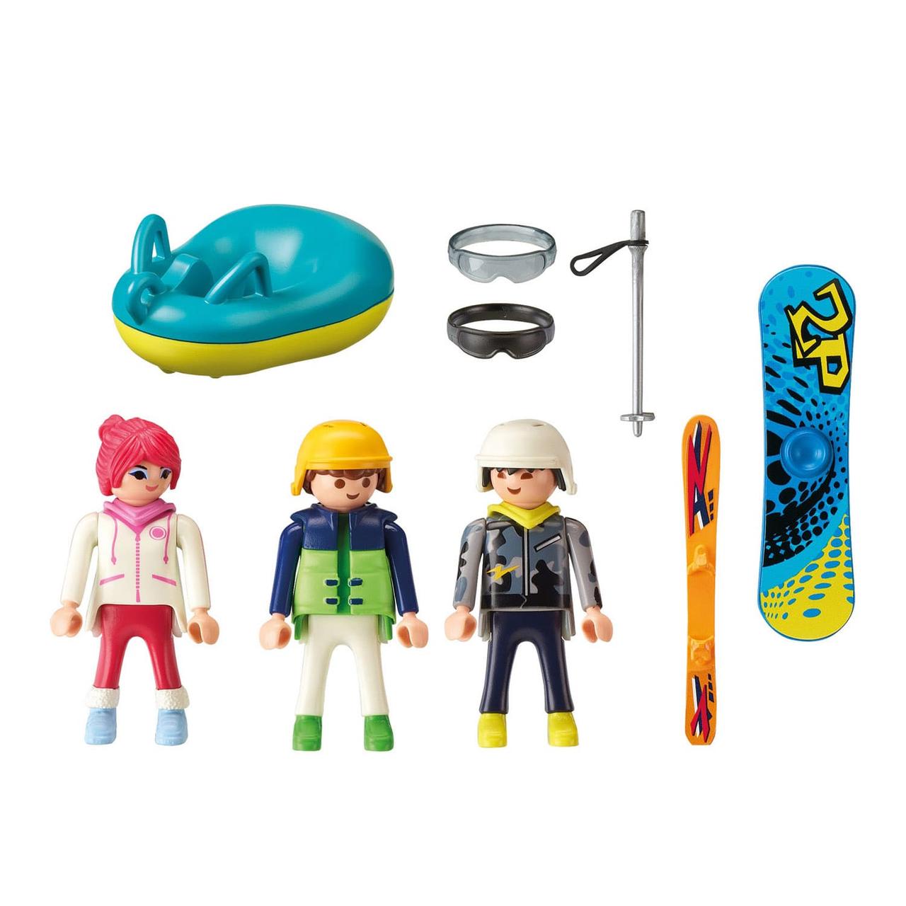 Конструктор Playmobil Зимние виды спорта: Зимние виды спорта - трио