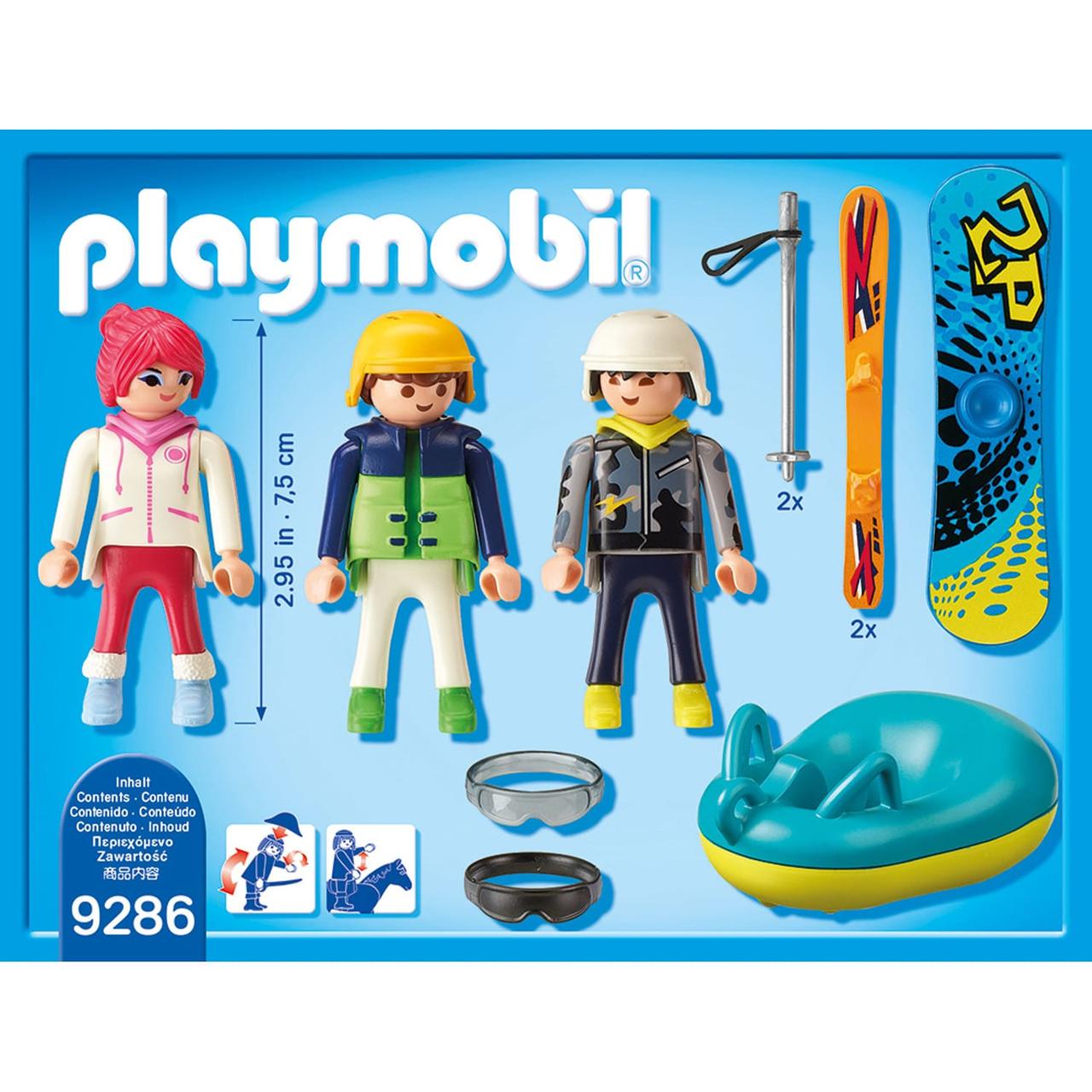 Конструктор Playmobil Зимние виды спорта: Зимние виды спорта - трио