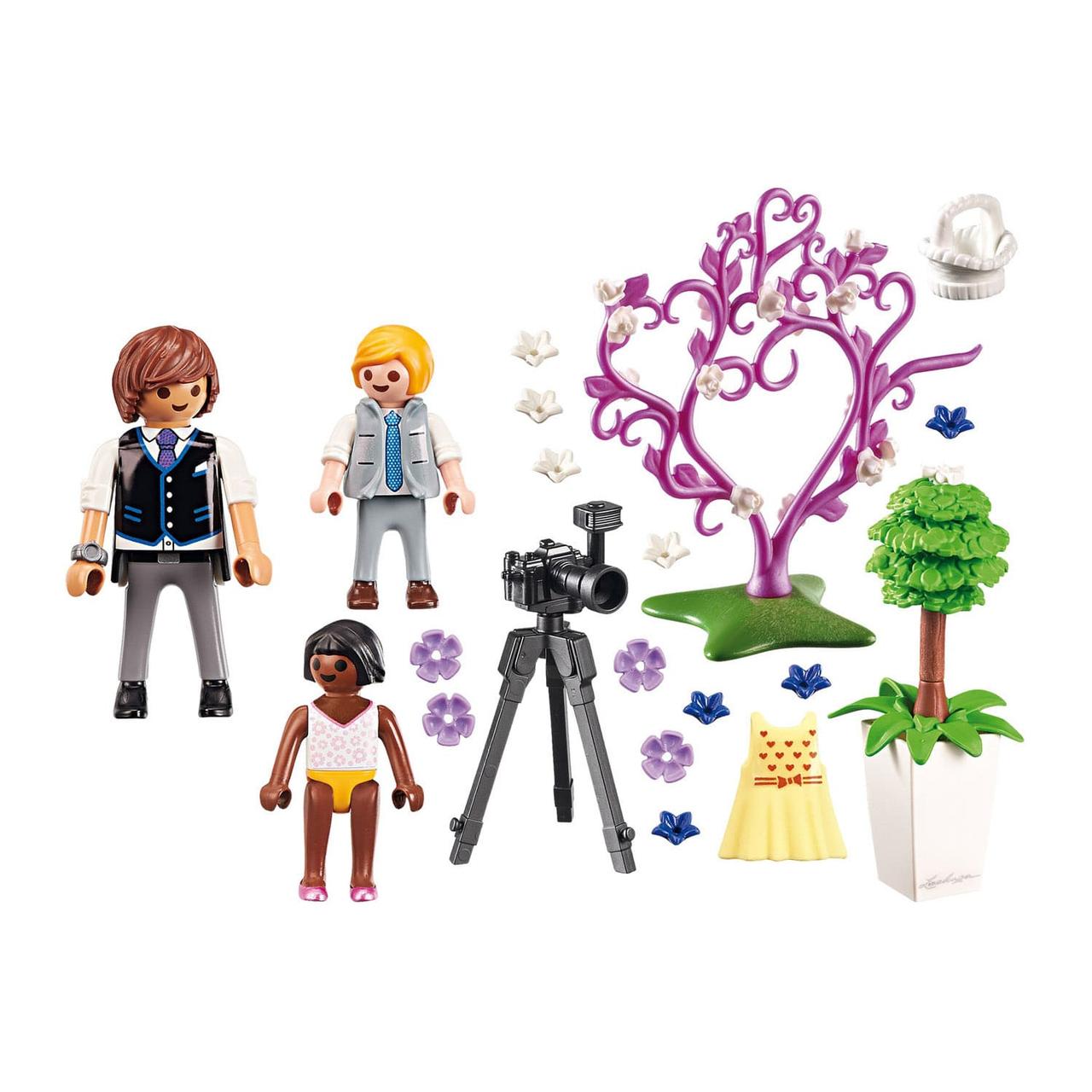 Конструктор Playmobil Фотограф и дети с цветами