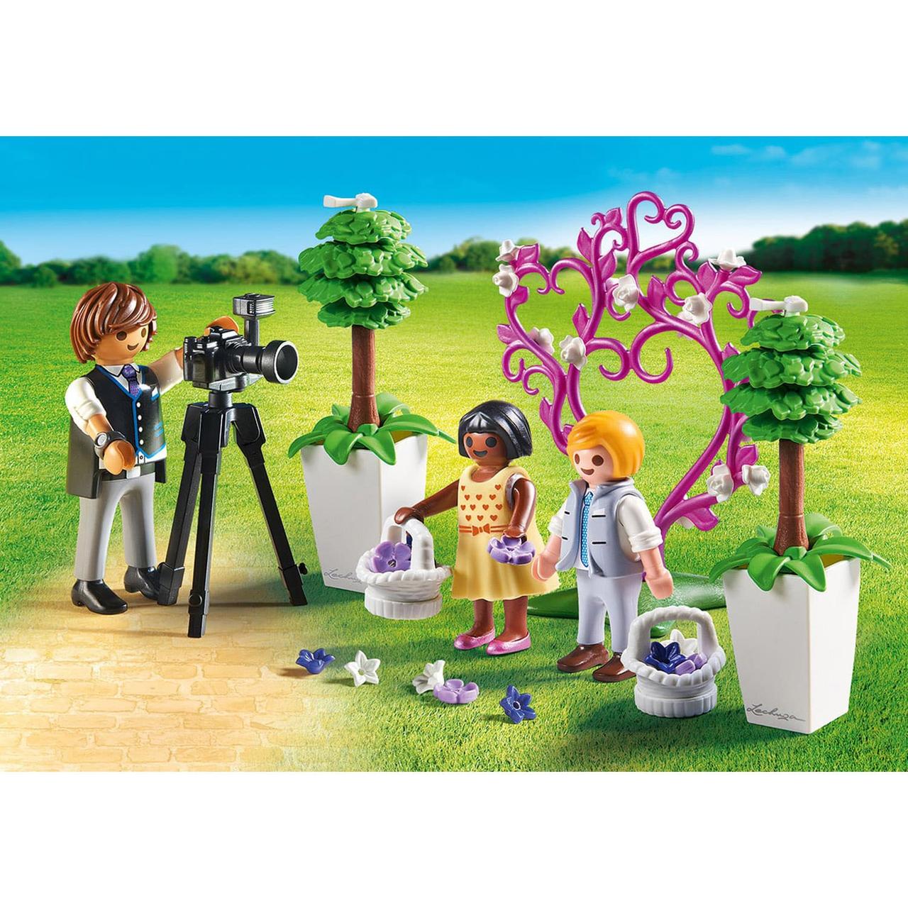 Конструктор Playmobil Фотограф и дети с цветами